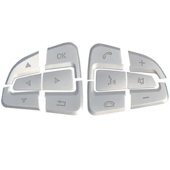 Car Steering Wheel Button Cover Trim Stickers for Mercedes Benz A B Class GLA GLE GLS CLA C177 2015-2019 Accessories
Car Steering Wheel Button Cover Trim Stickers for Mercedes Benz A B Class GLA GLE GLS CLA C177 2015-2019 Accessories