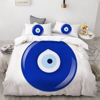 WarmsLiving 3pcs Duvet Cover Set 3D luxury Bedding Set Custom King Quilt Blanket Cover Set Bed set Evil eye drop shipping
WarmsLiving 3pcs Duvet Cover Set 3D luxury Bedding Set Custom King Quilt Blanket Cover Set Bed set Evil eye drop shipping