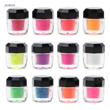 12 Color Neon Pigment Powder Black Light UV Reactive Fluorescent Pigment Makeup Nail Art Resin Jewelry Making Craft Tool
12 Color Neon Pigment Powder Black Light UV Reactive Fluorescent Pigment Makeup Nail Art Resin Jewelry Making Craft Tool
