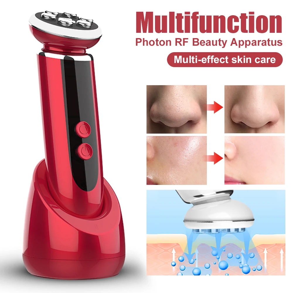 EMS Mesotherapy Electroporation Facial Lifting Massager LED Photon Light Therapy Skin Rejuvenation Device RF Face Lift Machine
EMS Mesotherapy Electroporation Facial Lifting Massager LED Photon Light Therapy Skin Rejuvenation Device RF Face Lift Machine