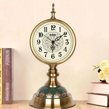 Non-Slip Base Vintage Desk Clock Art Painted Gold Glass Design Silence Scanning Table Clock Bedroom Living Room Home Decoration
Non-Slip Base Vintage Desk Clock Art Painted Gold Glass Design Silence Scanning Table Clock Bedroom Living Room Home Decoration