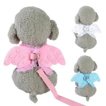 Pet Dog Angel Wing Vest Harness with Lace Mesh Padded Pet Dog Harness and Leash Set Leash Cute for Small Puppy Dogs
Pet Dog Angel Wing Vest Harness with Lace Mesh Padded Pet Dog Harness and Leash Set Leash Cute for Small Puppy Dogs
