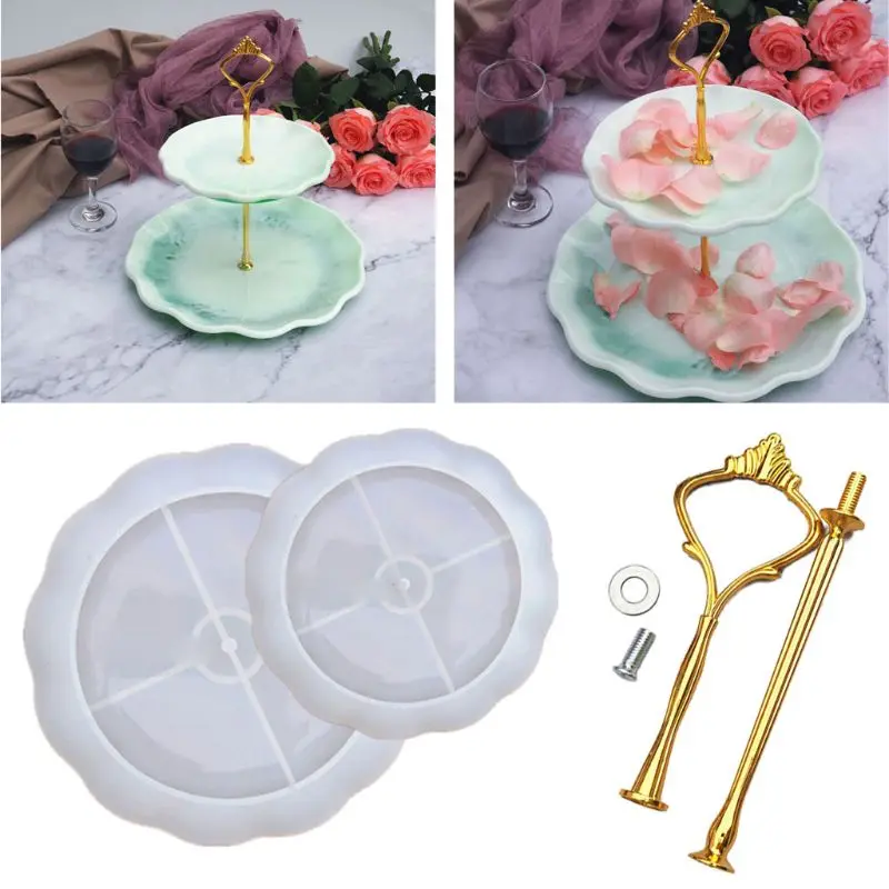 2 Tier Cake Fruit Food Big Plate Stand Resin Casting Mold Irregular Fruit Disc Big Plate Resin Mold Fruit Tray Art Crafts
2 Tier Cake Fruit Food Big Plate Stand Resin Casting Mold Irregular Fruit Disc Big Plate Resin Mold Fruit Tray Art Crafts