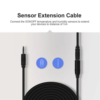 SONOFF AL560 Sensor Extension Cable 5M For DS18B20 AM2301 SI7021 Cable Monitor Wireless Wifi Smart Light Switch Alexa
SONOFF AL560 Sensor Extension Cable 5M For DS18B20 AM2301 SI7021 Cable Monitor Wireless Wifi Smart Light Switch Alexa