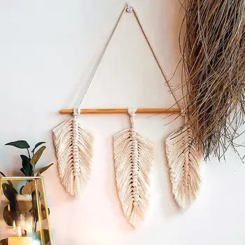 Macrame Tapestry with Tassels Bohemian Wall Hanging Crafts for Home Bedroom Decoration
Macrame Tapestry with Tassels Bohemian Wall Hanging Crafts for Home Bedroom Decoration