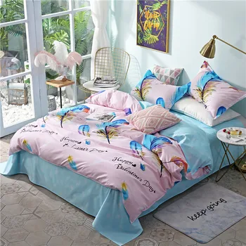 Feathers Printing Bedding Set 2pcs/3pcs Soft Duvet Cover Set 1 Quilt Cover+1/2 Pillowcases(no Sheet) Twin Full Queen King
Feathers Printing Bedding Set 2pcs/3pcs Soft Duvet Cover Set 1 Quilt Cover+1/2 Pillowcases(no Sheet) Twin Full Queen King