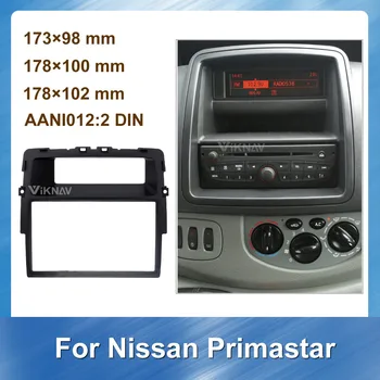 Car Radio Stereo Fitting installation Fascia for NISSAN Primastar Stereo Frame Fascias Panel Facial DVD CD Dash Bezel
Car Radio Stereo Fitting installation Fascia for NISSAN Primastar Stereo Frame Fascias Panel Facial DVD CD Dash Bezel