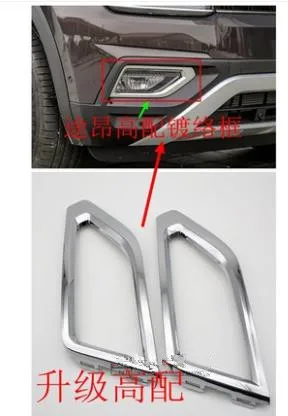 2017-2019 for Teramont front fog light cover modified fog light frame accessories
2017-2019 for Teramont front fog light cover modified fog light frame accessories