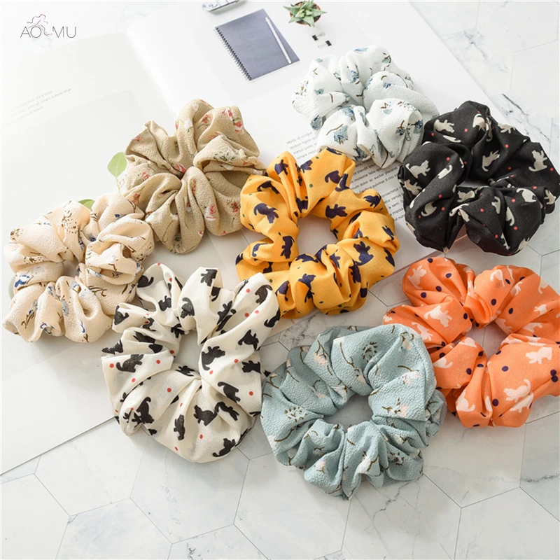 AOMU Hair Accessories Women Girls Scrunchie Floral Hair Rope Pack Hair Ties Elastics Dots Hair Bands Female Headwear
AOMU Hair Accessories Women Girls Scrunchie Floral Hair Rope Pack Hair Ties Elastics Dots Hair Bands Female Headwear
