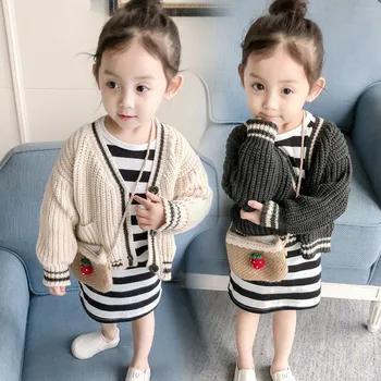 2020 Childrenswear Spring And Autumn New Korean Children Thick Thread Sweater Baby Loose-Fit Knit Coat
2020 Childrenswear Spring And Autumn New Korean Children Thick Thread Sweater Baby Loose-Fit Knit Coat