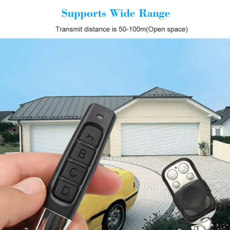 2 Styles 4 Key Buttons Universal Remote Control 433MHZ Car Door Garage Gate Controller Clone Cloning Code Shutter Key Duplicator
2 Styles 4 Key Buttons Universal Remote Control 433MHZ Car Door Garage Gate Controller Clone Cloning Code Shutter Key Duplicator