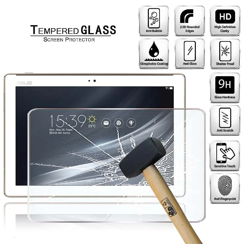 Tablet Tempered Glass Screen Protector Cover for Asus ZenPad 10 Z301MF Full Coverage Anti-Scratch Explosion-Proof Screen
Tablet Tempered Glass Screen Protector Cover for Asus ZenPad 10 Z301MF Full Coverage Anti-Scratch Explosion-Proof Screen