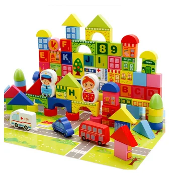 160Pcs Disassembly City Traffic Wooden Educational Building Blocks Toys for Children 
160Pcs Disassembly City Traffic Wooden Educational Building Blocks Toys for Children
