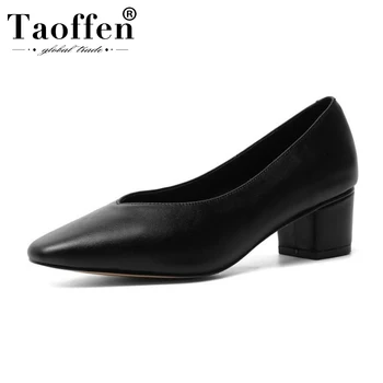 Taoffen Office Ladies Real Leather Pumps Party Women Pointed Toe Ladies Shoes Spring Classics Shoes Women Pumps Size 34-39
Taoffen Office Ladies Real Leather Pumps Party Women Pointed Toe Ladies Shoes Spring Classics Shoes Women Pumps Size 34-39