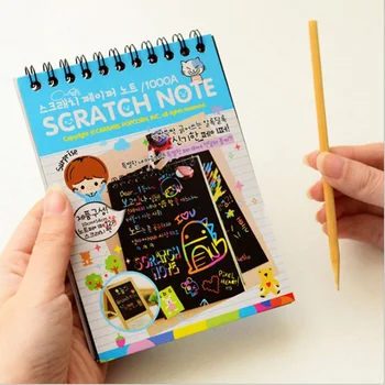 1Pc Scratch Note Children's Creative DIY Scratch Painting Colorful Graffiti Notebook Creative DIY
1Pc Scratch Note Children's Creative DIY Scratch Painting Colorful Graffiti Notebook Creative DIY