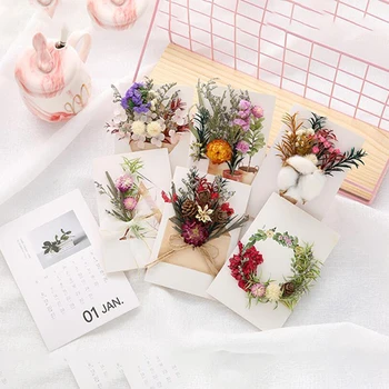 Creative diy dried flowers three-dimensional greeting cards Valentine's Day Thanksgiving birthday gifts handmade small cards 
Creative diy dried flowers three-dimensional greeting cards Valentine's Day Thanksgiving birthday gifts handmade small cards