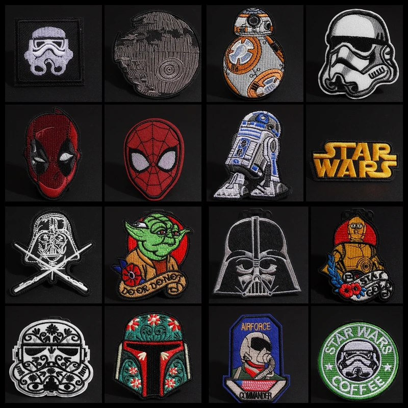 Star Wars Patches Full Embroidered Patches For Clothing Iron on Patches On Clothes DIY Tactical Patch Military Stripes Badges
Star Wars Patches Full Embroidered Patches For Clothing Iron on Patches On Clothes DIY Tactical Patch Military Stripes Badges