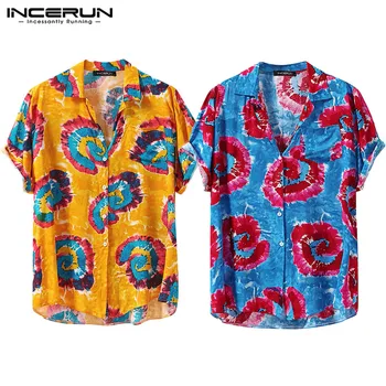 2020 Summer Man Loose Short Sleeve Lapel Shirts Men Printed Shirts Hawaiian Beach Shirt Casual Vocation Floral Tops Plus Size
2020 Summer Man Loose Short Sleeve Lapel Shirts Men Printed Shirts Hawaiian Beach Shirt Casual Vocation Floral Tops Plus Size