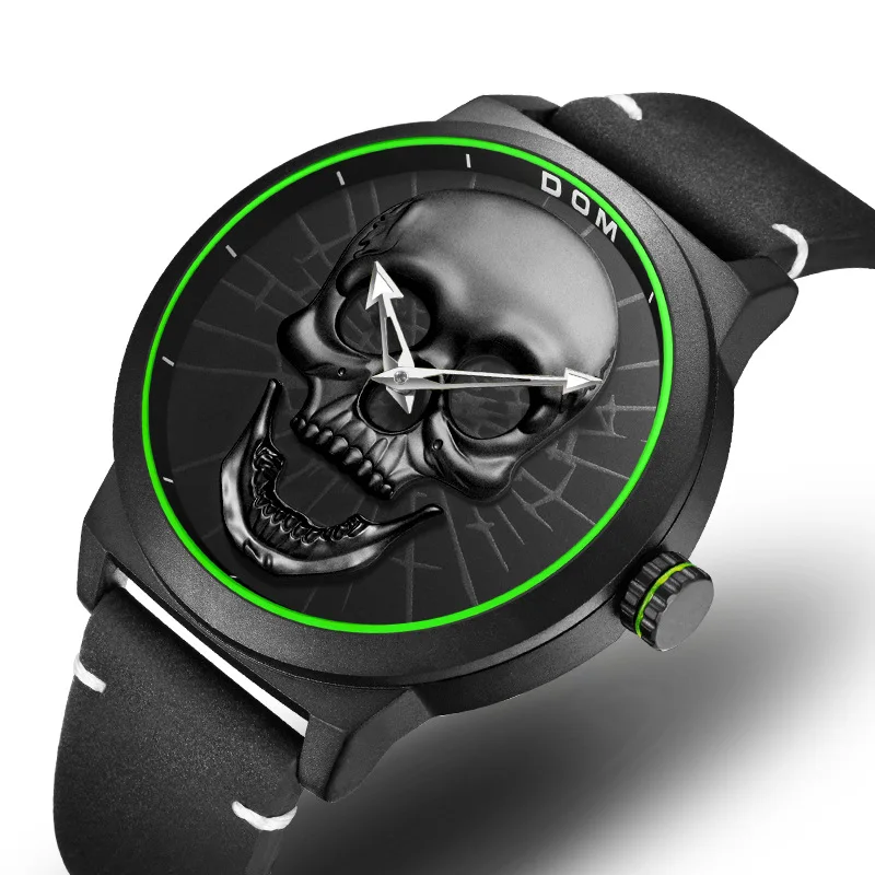 Foreign Trade Hot Selling Skull DOM (Dom) Sports Watch Creative Watch Fashion MEN'S Watch M-1231BL-1M3
Foreign Trade Hot Selling Skull DOM (Dom) Sports Watch Creative Watch Fashion MEN'S Watch M-1231BL-1M3