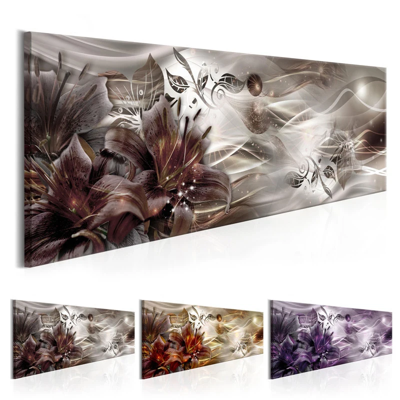 large Lilies Flowers DIY Diamond Painting lily Full Mosaic 5D Embroidery Cross Stitch kit Wedding Decoration YG1354 | Дом и сад