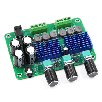 2X50W XH-A311 Digital Power Amplifier Board High Power 2.1 Channel TPA3116D2 Homemade Wireless Subwoofer Speaker Tuning Bass
2X50W XH-A311 Digital Power Amplifier Board High Power 2.1 Channel TPA3116D2 Homemade Wireless Subwoofer Speaker Tuning Bass