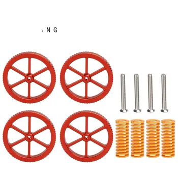 4sets M3 Screw Nuts Heatbed Leveling Spring Knob Parts for CR10 3D Printer Print Platform Screw Calibration Accessories
4sets M3 Screw Nuts Heatbed Leveling Spring Knob Parts for CR10 3D Printer Print Platform Screw Calibration Accessories