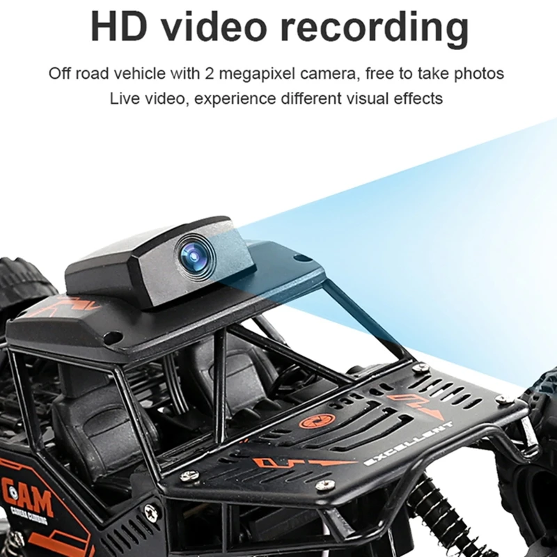 2.4G Controller APP Remote Control WiFi Camera High-speed Drift Off-road Car R7RB
2.4G Controller APP Remote Control WiFi Camera High-speed Drift Off-road Car R7RB