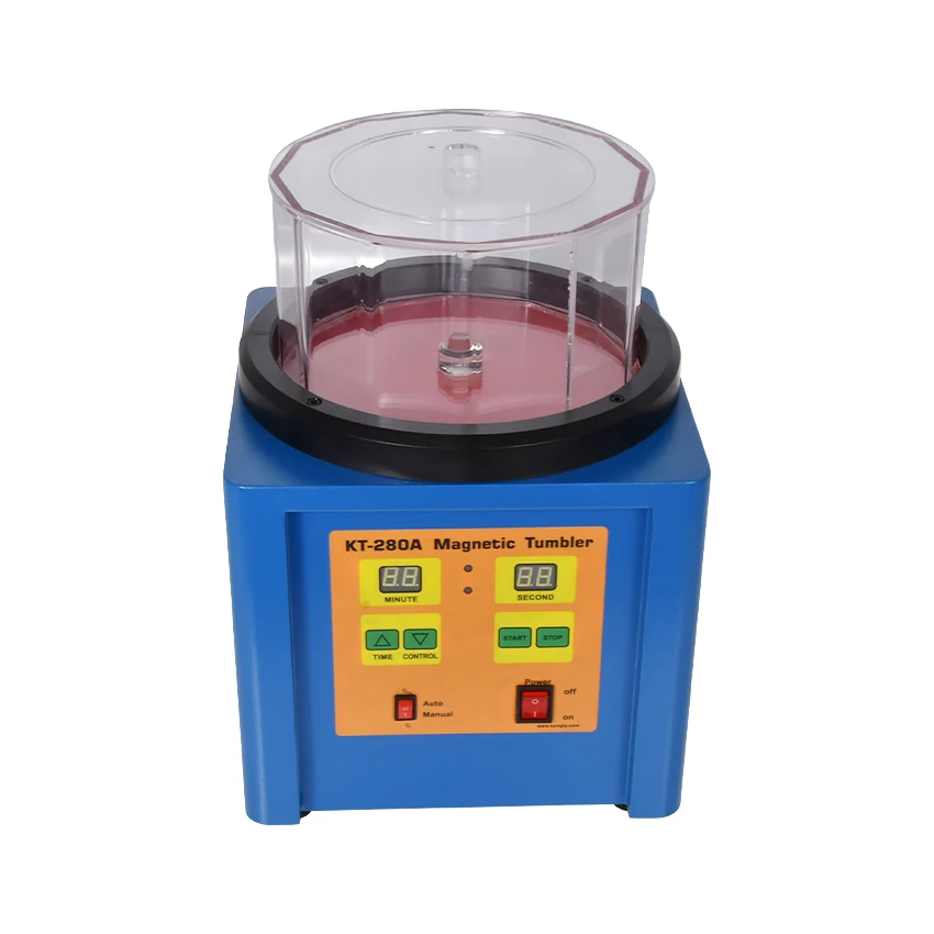 KT-280 Magnetic Tumbler Jewelry Polisher 1100g Ferromagnetic Powerful Magnetic precision parts Polishing Machine 110V/220V
KT-280 Magnetic Tumbler Jewelry Polisher 1100g Ferromagnetic Powerful Magnetic precision parts Polishing Machine 110V/220V