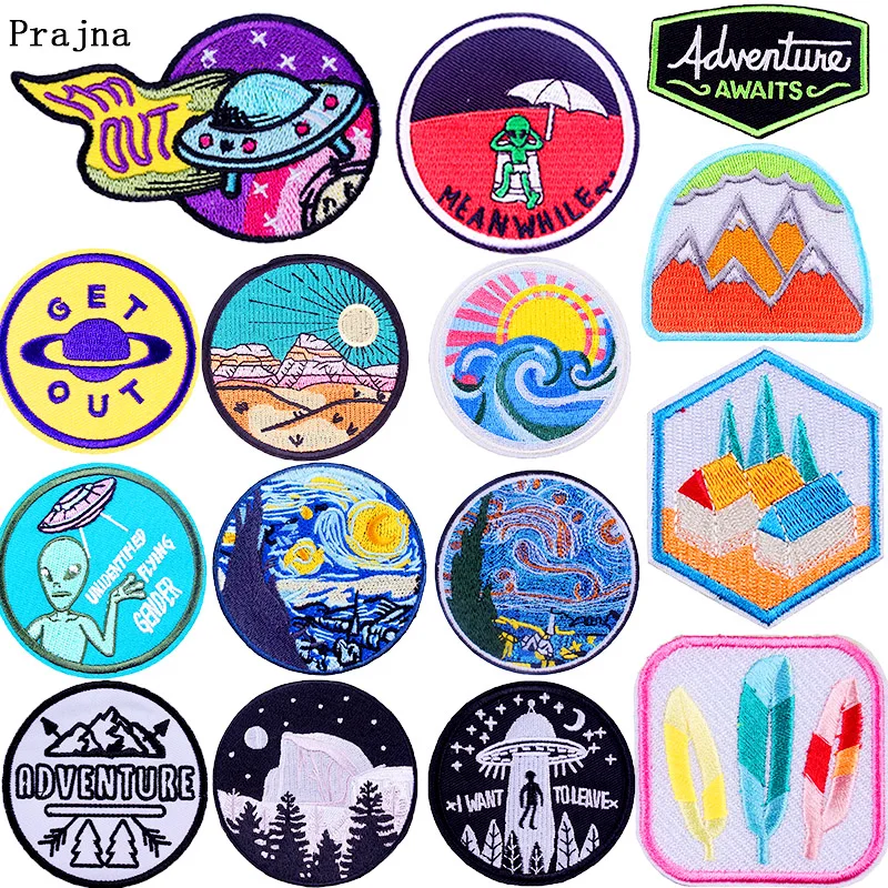 Prajna Round Patches for Clothing OUTSIDE Camping Adventure Badge Patch Iron-on Embroidery Patches on Clothes Apparel Accessory
Prajna Round Patches for Clothing OUTSIDE Camping Adventure Badge Patch Iron-on Embroidery Patches on Clothes Apparel Accessory