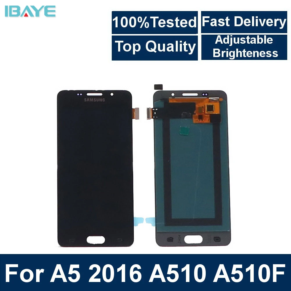 AMOLED liquid crystal display Suitable for Samsung Galaxy A5 2016 A510F A510M A510FD A5100 A510Y LCD touch screen digitizer
AMOLED liquid crystal display Suitable for Samsung Galaxy A5 2016 A510F A510M A510FD A5100 A510Y LCD touch screen digitizer