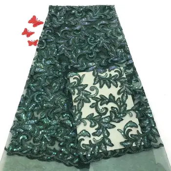 Madison High Quality African Tulle Lace Fabric with Sequins Net Lace Fabrics French Mesh Lace Fabric for Wedding Dress 
Madison High Quality African Tulle Lace Fabric with Sequins Net Lace Fabrics French Mesh Lace Fabric for Wedding Dress