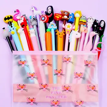 30Pcs/Set Funny Cute Gel Pen Kawaii Anime Black Cat Totoro Stationery Kawai Office Accessory Back to School Supply Pink Thing 
30Pcs/Set Funny Cute Gel Pen Kawaii Anime Black Cat Totoro Stationery Kawai Office Accessory Back to School Supply Pink Thing