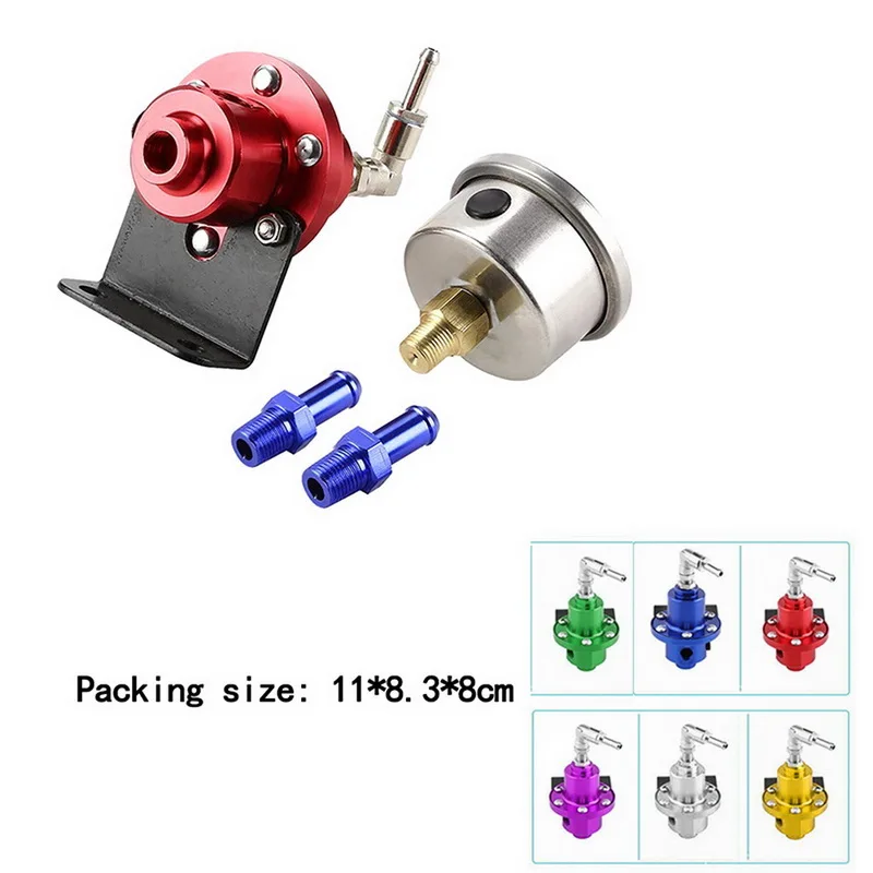 Car Modified Universal Adjustable Fuel Regulating Valve Metal Fuel Boost Pressure Regulator
Car Modified Universal Adjustable Fuel Regulating Valve Metal Fuel Boost Pressure Regulator