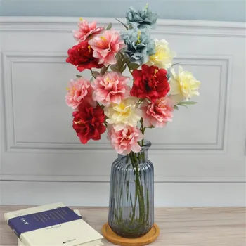 11Pcs Fake Single Stem Peony (3 stems/piece) 25.59" Length Simulation Autumn Daffodil for Wedding Home Artificial Flowers
11Pcs Fake Single Stem Peony (3 stems/piece) 25.59" Length Simulation Autumn Daffodil for Wedding Home Artificial Flowers