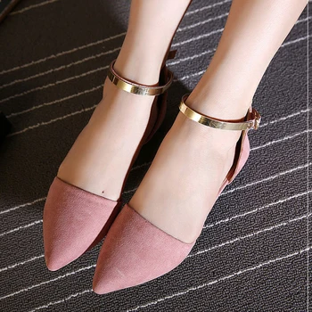 Women suede pointed single shoes fashion sandals Female large size 34-42 sandals new pointed buckle work shoes
Women suede pointed single shoes fashion sandals Female large size 34-42 sandals new pointed buckle work shoes