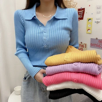 Article will fall on the new polo pit single-breasted cultivate one's morality knitting render unlined upper garment joker long
Article will fall on the new polo pit single-breasted cultivate one's morality knitting render unlined upper garment joker long