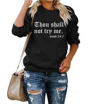 Chou Shall Not Try Me Letter Print Women Hoodies Cute Graphic Sweatshirt O-neck Long Sleeve Casual Harajuku Korean Style Hoodie
Chou Shall Not Try Me Letter Print Women Hoodies Cute Graphic Sweatshirt O-neck Long Sleeve Casual Harajuku Korean Style Hoodie