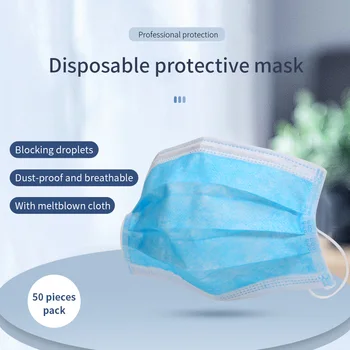 Disposable Medical Face Mask Anti-pollution 3 Layer Surgical Face Mask Ear Loop Surgical Medical Mask Breathable Health Mask
Disposable Medical Face Mask Anti-pollution 3 Layer Surgical Face Mask Ear Loop Surgical Medical Mask Breathable Health Mask