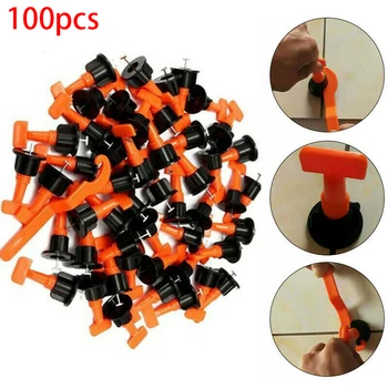 100Pcs Useful Reusable Tile Leveling Positioning System Leveler T-Lock Floor Tool For 2-8mm Spacer Tile Positioning Levelers
100Pcs Useful Reusable Tile Leveling Positioning System Leveler T-Lock Floor Tool For 2-8mm Spacer Tile Positioning Levelers