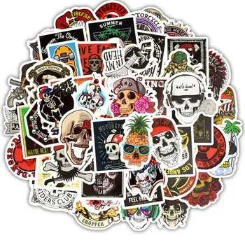 50Pcs/Set Skull Stickers Vehiclewrap Graffiti Interesting Stickers For Mobile Phone Notebook Suitcase Guitar Skateboard Stickers
50Pcs/Set Skull Stickers Vehiclewrap Graffiti Interesting Stickers For Mobile Phone Notebook Suitcase Guitar Skateboard Stickers