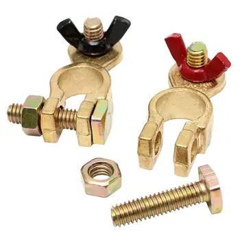 2Pcs Negative Positive Auto Car Truck Van Battery Terminal Clamp Clips Connector Clamp Clips Connector
2Pcs Negative Positive Auto Car Truck Van Battery Terminal Clamp Clips Connector Clamp Clips Connector