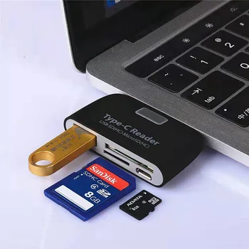 Multifunction Memory Card Adapter USB 3.1 Type C USB-C TF SD OTG Card Reader For Mac-book Phone Tablet Cards Readers
Multifunction Memory Card Adapter USB 3.1 Type C USB-C TF SD OTG Card Reader For Mac-book Phone Tablet Cards Readers