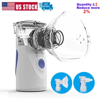 Medical Portable Silent Nebulizer Mini Handheld Inhaler Inhalator for Kids Adult Atomizer Nebulizador Mesh Asthma Nebulizadores
Medical Portable Silent Nebulizer Mini Handheld Inhaler Inhalator for Kids Adult Atomizer Nebulizador Mesh Asthma Nebulizadores