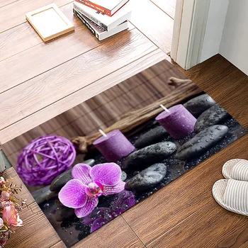 Purple Stone Flower Candle Hot Spring Orchid Water Drop Bamboo Aromatherapy Bath Dim DoorMat Outdoor Indoor Bathroom Rug 
Purple Stone Flower Candle Hot Spring Orchid Water Drop Bamboo Aromatherapy Bath Dim DoorMat Outdoor Indoor Bathroom Rug