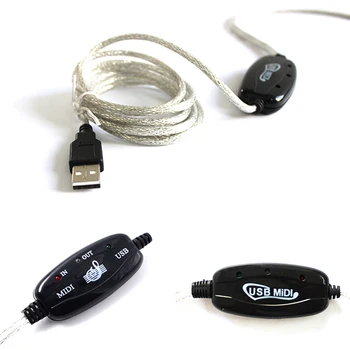 MIDI To USB IN-OUT Interface Cable Adapter Keyboard Electronic Drum Music Audio Interface Converter PC To Music Keyboard Cord
MIDI To USB IN-OUT Interface Cable Adapter Keyboard Electronic Drum Music Audio Interface Converter PC To Music Keyboard Cord