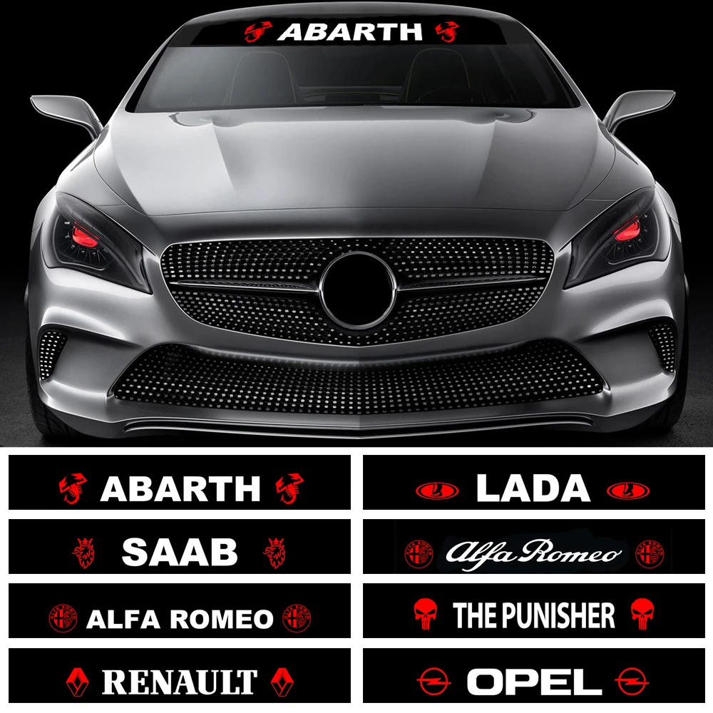Sunshade Front Windshield Banner Reflective Sticker For Renault Opel Lada Ford Toyota Chevrolet Kia Skoda Volvo Suzuki Hyundai
Sunshade Front Windshield Banner Reflective Sticker For Renault Opel Lada Ford Toyota Chevrolet Kia Skoda Volvo Suzuki Hyundai