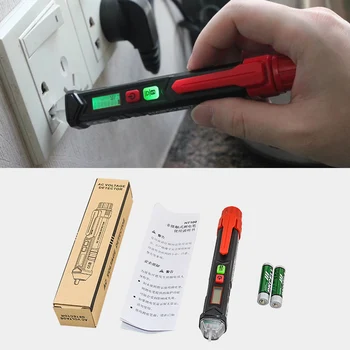 Non-contact Voltage Test Pencil AC/12~1000V Non-contact Volt Detector Electroscope Tester With Flashlight HT100
Non-contact Voltage Test Pencil AC/12~1000V Non-contact Volt Detector Electroscope Tester With Flashlight HT100