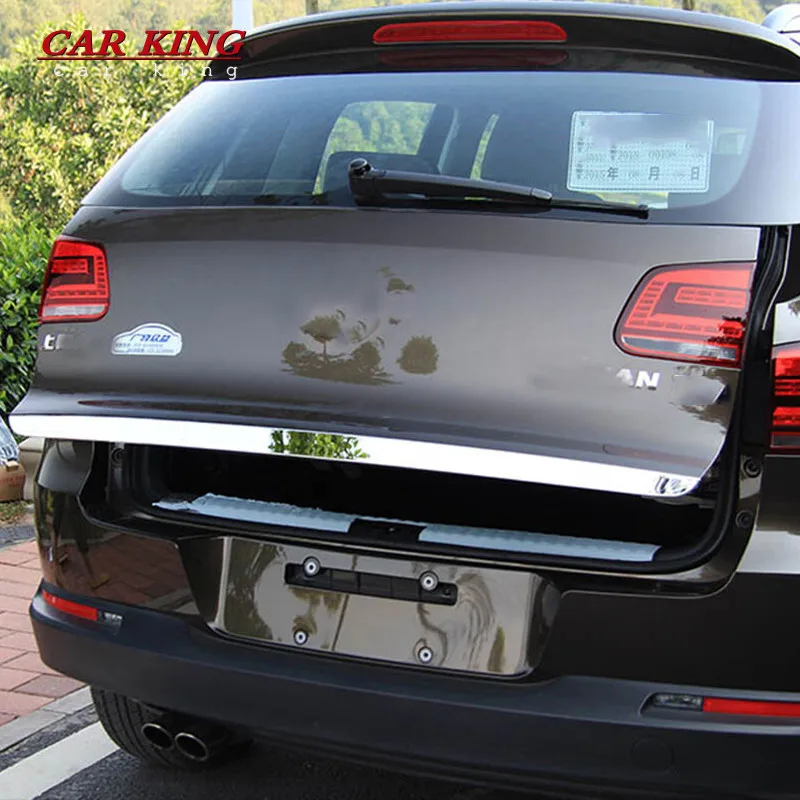 Высококачественная крышка багажника из нержавеющей стали для Tiguan 2010 2011 2012 2013 2014