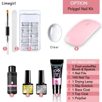 Polygel Set LED Transparent For Protection UV Poly Gel Nude Decorative Nail Polish Quick Hard Jelly Nail Gel Polish Limegirl
Polygel Set LED Transparent For Protection UV Poly Gel Nude Decorative Nail Polish Quick Hard Jelly Nail Gel Polish Limegirl