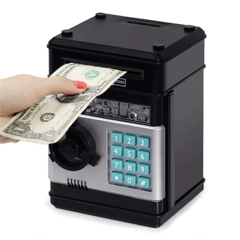Banking Toy Piggy Bank ATM Password Money Box Safety Electronic Chewing Coin Cash Deposit Machine Gift for Kids Educational Toys 
Banking Toy Piggy Bank ATM Password Money Box Safety Electronic Chewing Coin Cash Deposit Machine Gift for Kids Educational Toys